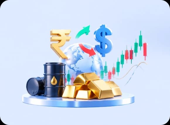 How Rupee-Dollar Movement Affects Gold and Crude Prices on MCX